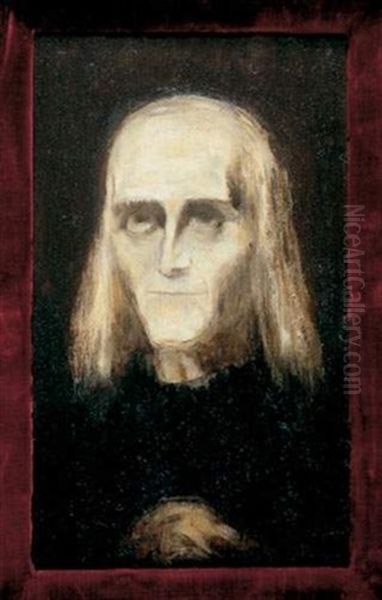 Le Cure D'ars (saint Jean-marie Vianney Dit Le Cure D'ars) Oil Painting by Odilon Redon