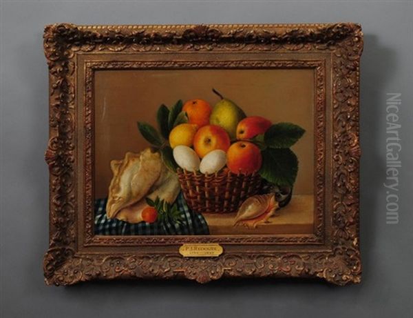 Still Life Of Fruit And Flowers Oil Painting by Pierre-Joseph Redoute
