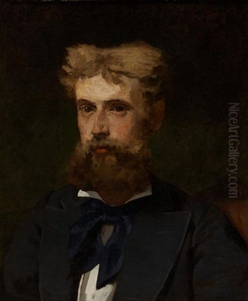 Portrait D'homme Oil Painting by Regnault Henri