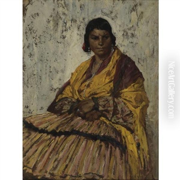 Gypsy Oil Painting by Regnault Henri
