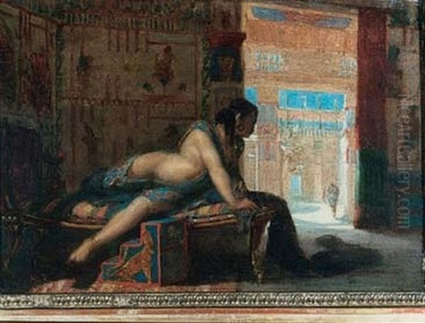 L'odalisque Oil Painting by Regnault Henri