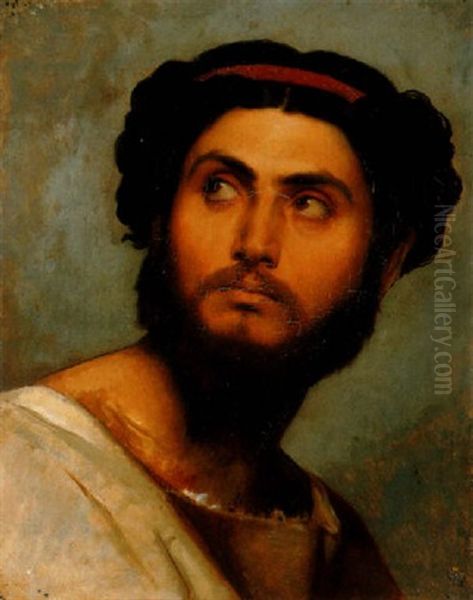 Portrait De Berger Oil Painting by Regnault Henri