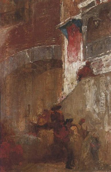 Rue Andalouse Oil Painting by Regnault Henri