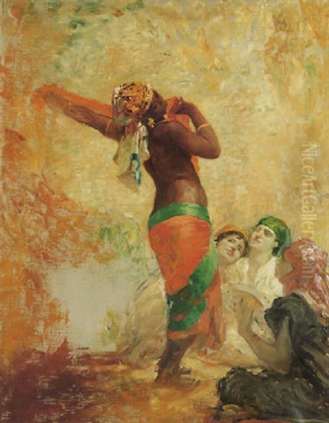 Negresse Dansant Oil Painting by Regnault Henri
