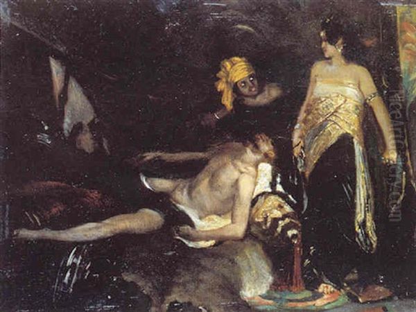 Judith Et Holopherne Oil Painting by Regnault Henri