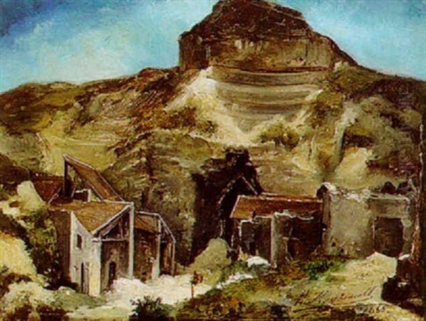 Une Carriere De Blanc A Meudon Oil Painting by Regnault Henri