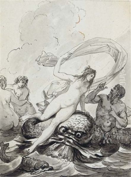 The Birth Of Venus Oil Painting by Jean-Baptiste Regnault