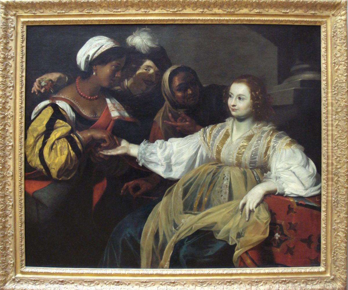The Fortune Teller Oil Painting by Nicolas Regnier