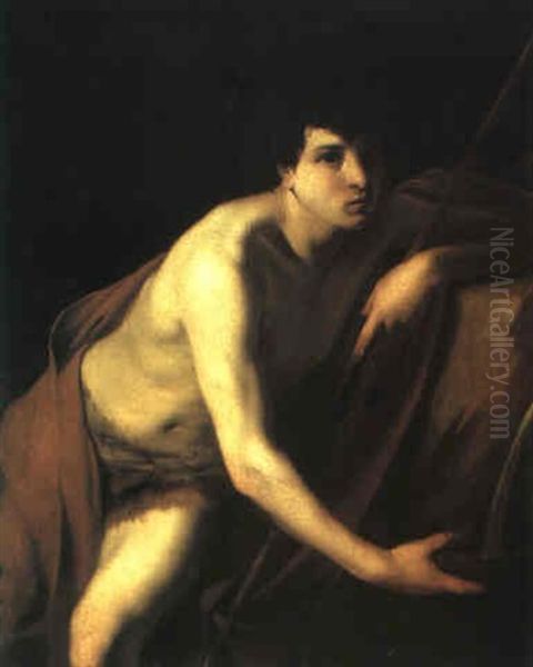 Saint Jean-baptiste Oil Painting by Nicolas Regnier