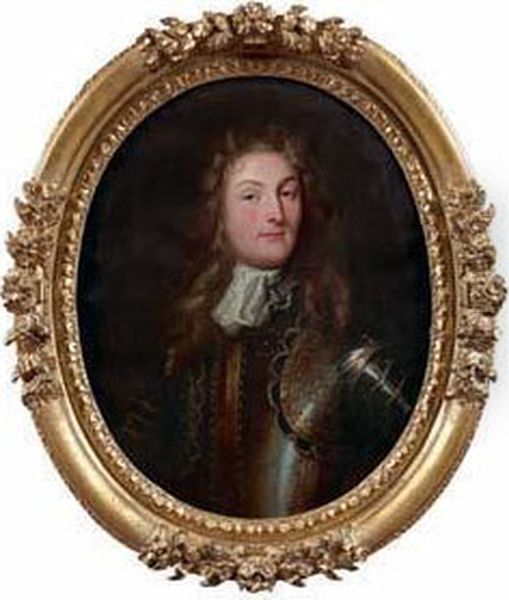 Portrait De Louis De Bourbon, Prince De Conde Dit Monsieur Le Duc Oil Painting by Henri Bonnart