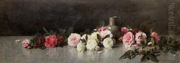 Roses Oil Painting by George, Sir Reid