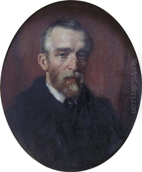 Portrait Of A Red-bearded Gentleman Oil Painting by George, Sir Reid