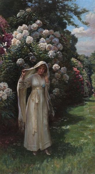 A Lovers' Tryst Oil Painting by Robert Payton Reid