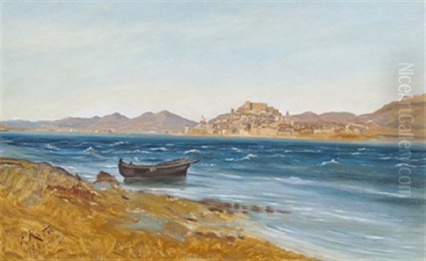 Blick Auf Sebenico Oil Painting by Paul Reiffenstein