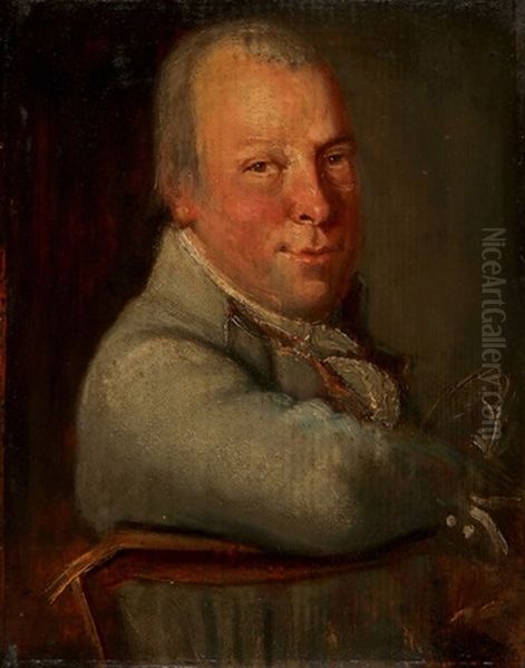 Portrat Des Joseph Lindegger Von Geuensee Oil Painting by Joseph Reinhart