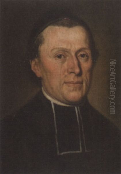 Portrat Des Pfarrers Mh Oil Painting by Joseph Reinhart