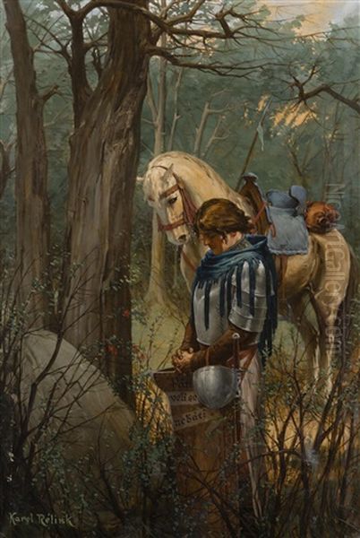 Lord Commands To Fear Not Oil Painting by Karel Relink