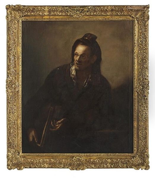 Portrait Of A Philosopher Oil Painting by Harmenszoon van Rijn Rembrandt