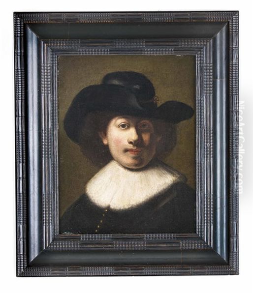 Bildnis Eines Jungen Herrn Oil Painting by Harmenszoon van Rijn Rembrandt