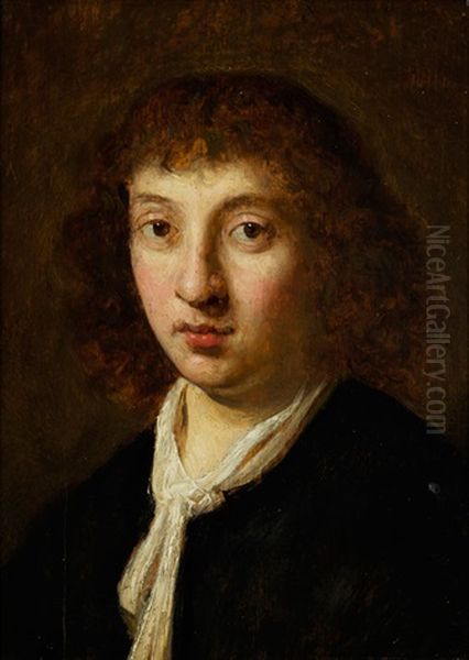 Portat Eines Jungen Mannes Oil Painting by Harmenszoon van Rijn Rembrandt
