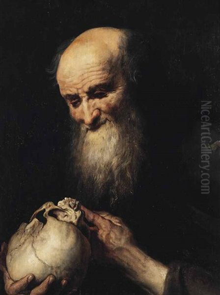 Old Age Oil Painting by Harmenszoon van Rijn Rembrandt