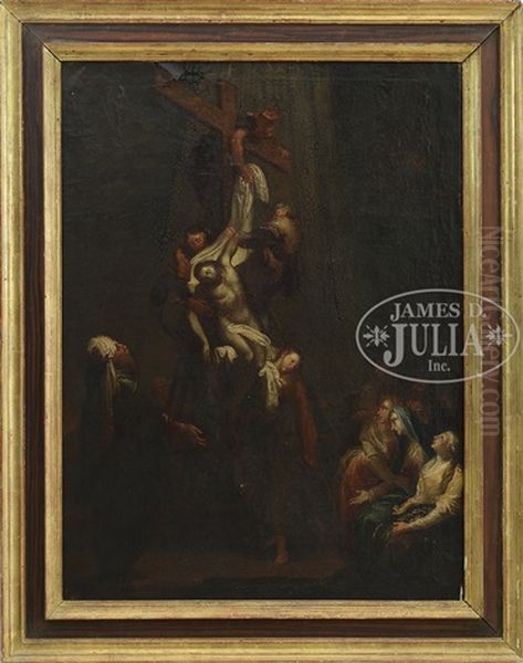Descent From The Cross Oil Painting by Harmenszoon van Rijn Rembrandt