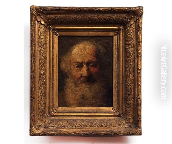 Portrait Of A Bearded Man Oil Painting by Harmenszoon van Rijn Rembrandt