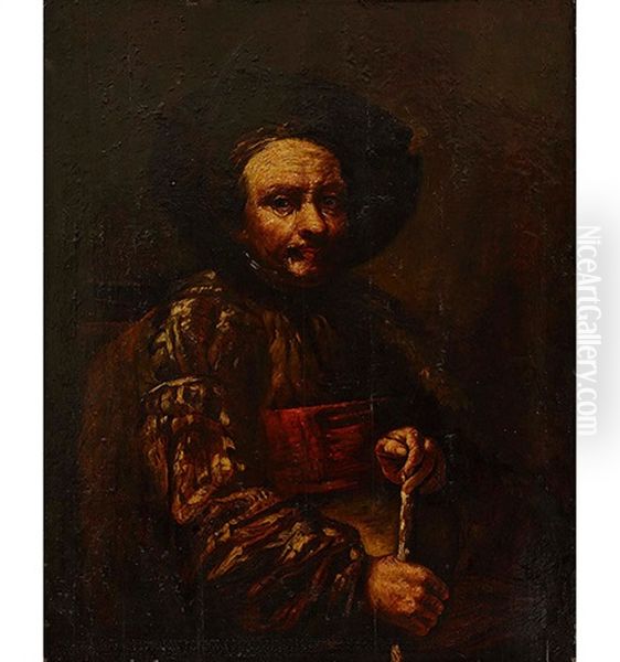 Bildnis Eines Herrn Oil Painting by Harmenszoon van Rijn Rembrandt