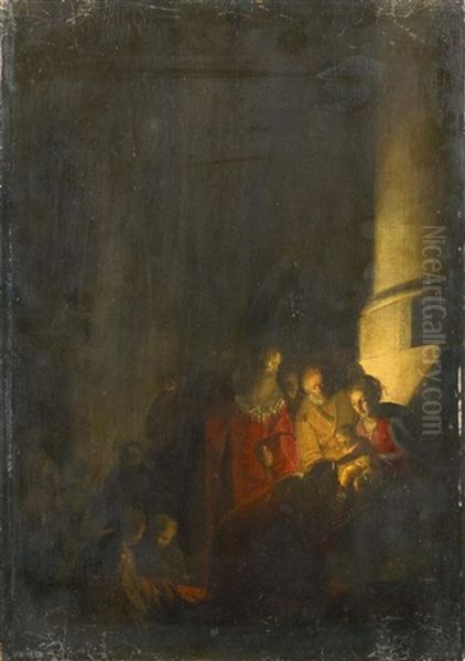 Anbetung Der Konige Oil Painting by Harmenszoon van Rijn Rembrandt