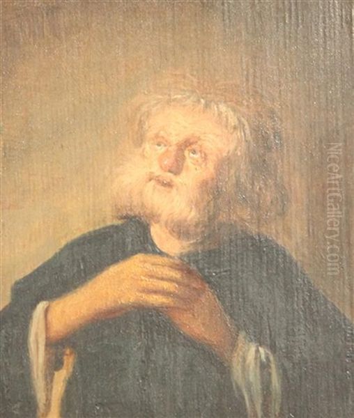 Portrait Of St. Peter Penitent Oil Painting by Harmenszoon van Rijn Rembrandt
