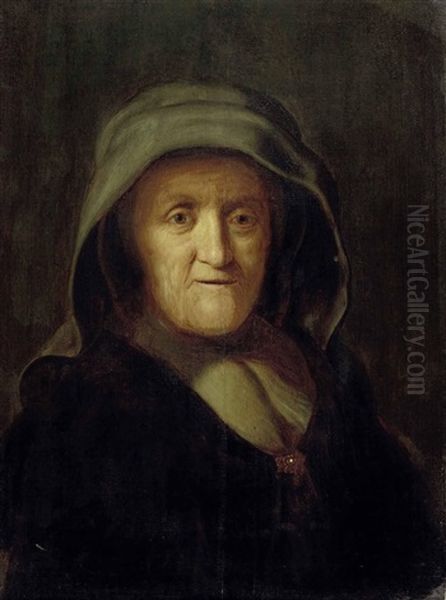 Bildnis Einer Alten Frau Oil Painting by Harmenszoon van Rijn Rembrandt
