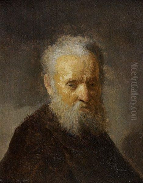 Portrait De Vieillard Oil Painting by Harmenszoon van Rijn Rembrandt