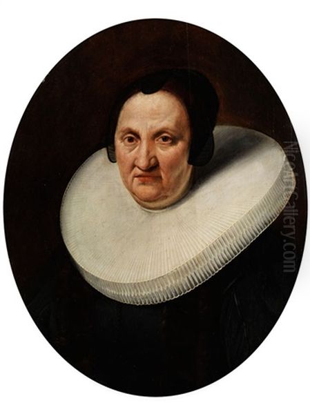 Portrait Einer Alteren Frau Mit Muhlstein-halskrause Oil Painting by Harmenszoon van Rijn Rembrandt
