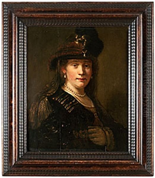 Saskia Oil Painting by Harmenszoon van Rijn Rembrandt