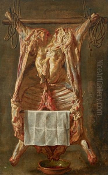 Ausgeweideter Ochse Oil Painting by Harmenszoon van Rijn Rembrandt