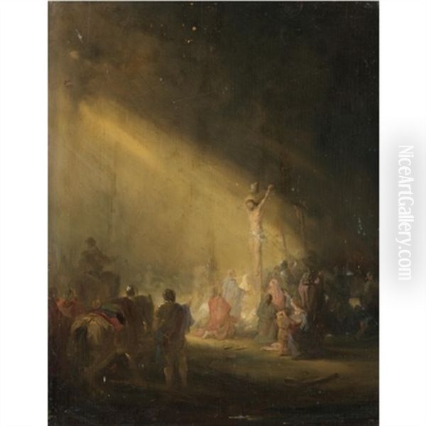 The Crucifixion Oil Painting by Harmenszoon van Rijn Rembrandt
