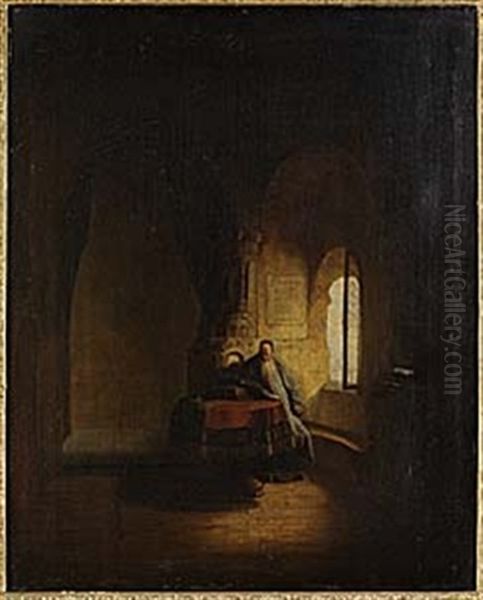 Den Helige Anastasius Oil Painting by Harmenszoon van Rijn Rembrandt