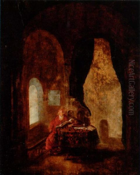 Den Helige Antonius Oil Painting by Harmenszoon van Rijn Rembrandt