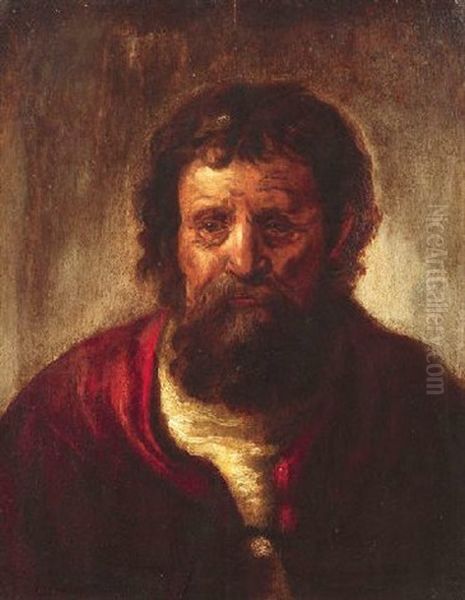 Portrat Eines Bartigen Herrn Oil Painting by Harmenszoon van Rijn Rembrandt