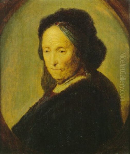 Portrait De La Mere De L'artiste Oil Painting by Harmenszoon van Rijn Rembrandt