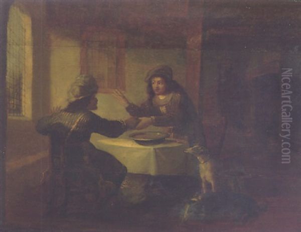Esau Selling His Birthright Oil Painting by Harmenszoon van Rijn Rembrandt