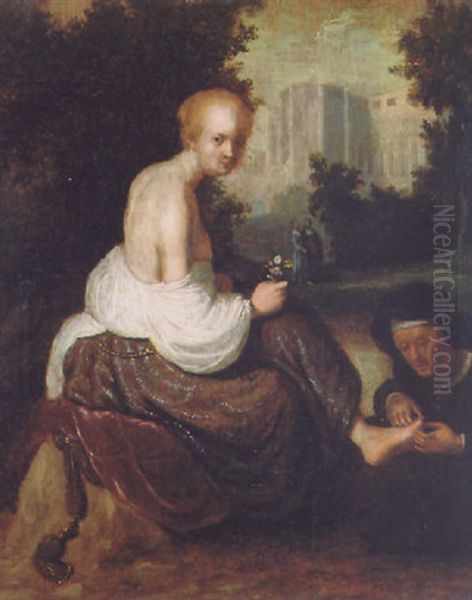 Bathsheba After Her Bath Oil Painting by Harmenszoon van Rijn Rembrandt