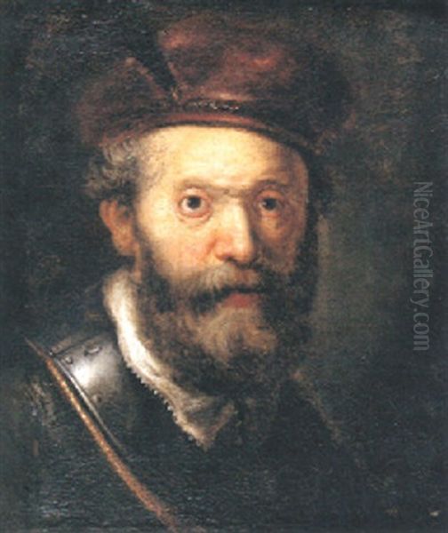 Krigare Oil Painting by Harmenszoon van Rijn Rembrandt