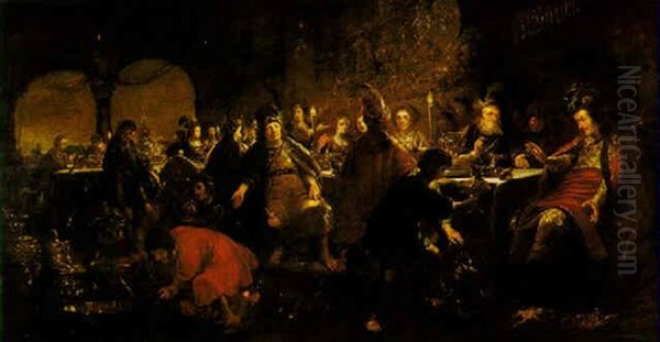 The Plague Of Frogs In Egypt Oil Painting by Harmenszoon van Rijn Rembrandt