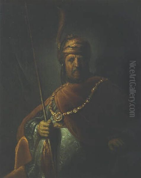 King Saul Oil Painting by Harmenszoon van Rijn Rembrandt