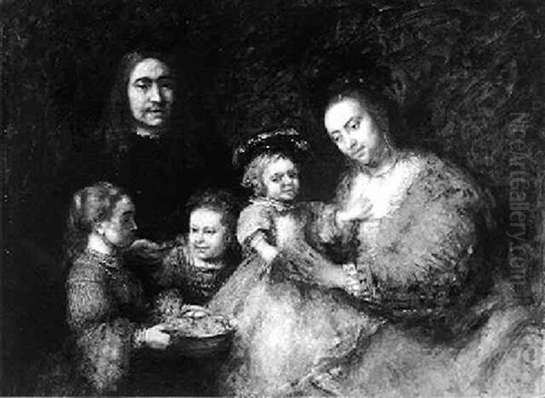 Familienbildnis Oil Painting by Harmenszoon van Rijn Rembrandt