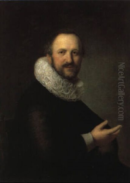 Bildnis Eines Herrn Oil Painting by Harmenszoon van Rijn Rembrandt