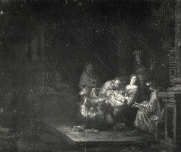 Die Beschneidung Oil Painting by Harmenszoon van Rijn Rembrandt