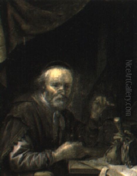The Money Lender Oil Painting by Harmenszoon van Rijn Rembrandt