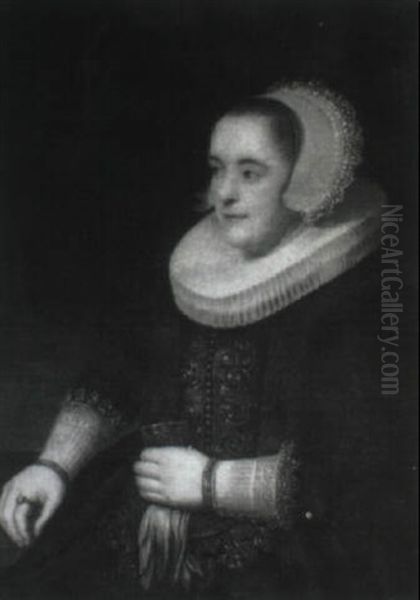 Bildnis Eines Herrn Oil Painting by Harmenszoon van Rijn Rembrandt